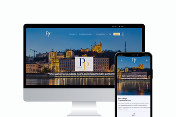 Visuel du site internet version bureau et mobile